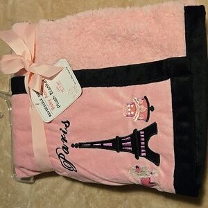 Paris infant blanket
